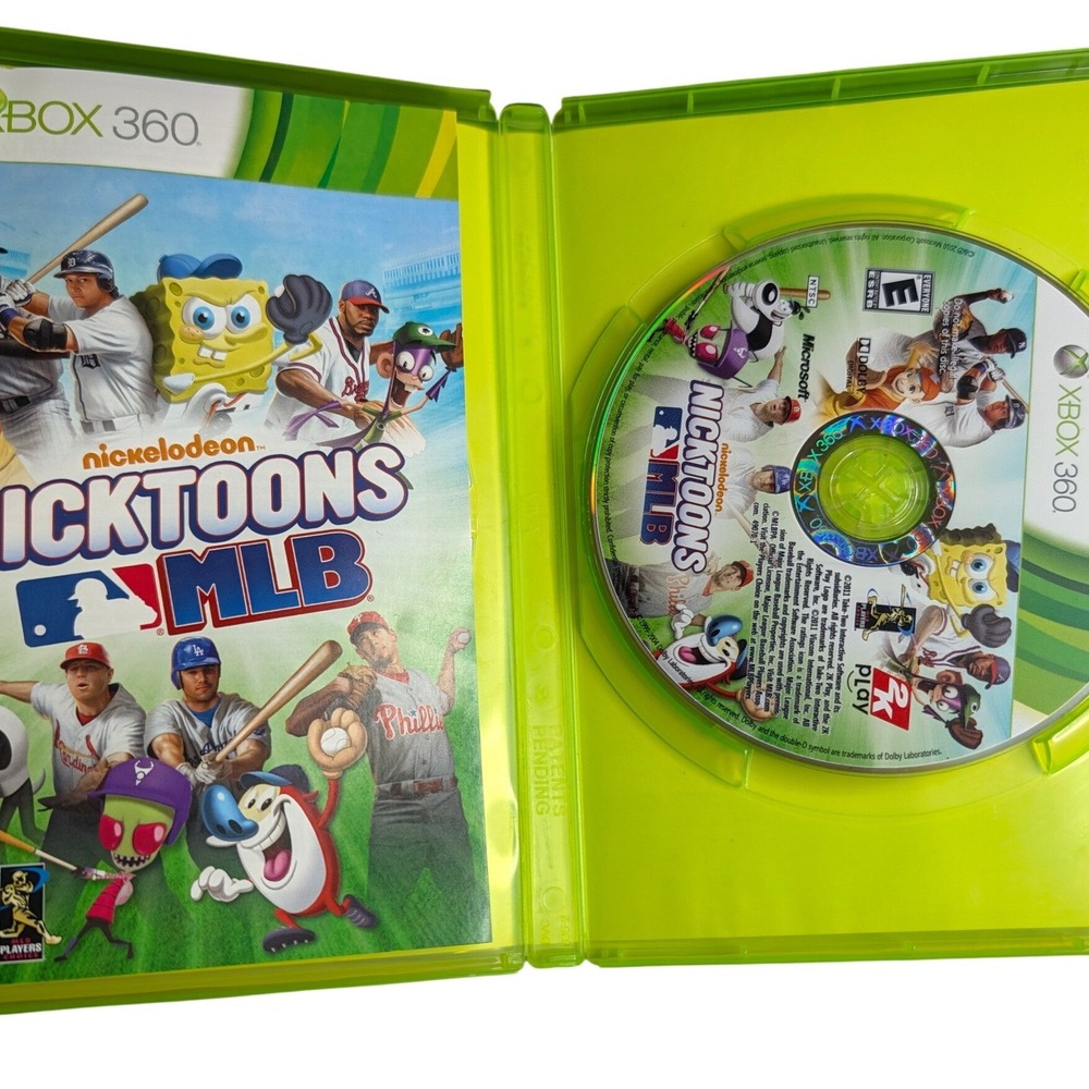 Nicktoons MLB Xbox 360 Nickelodeon Baseball Game 2K Play Kinect Compatible - Picture 3 of 4